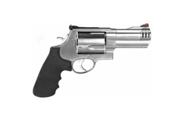 Image of Smith &amp; Wesson 500 Revolver, .500 S&amp;W Magnum, 4in Barrel, X Frame, Adjustable, Stainless Frame, Rubber Grip, 5 Round Cylinder, 163504