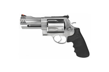 Image of Smith &amp; Wesson 500 Revolver, .500 S&amp;W Magnum, 4in Barrel, X Frame, Adjustable, Stainless Frame, Rubber Grip, 5 Round Cylinder, 163504
