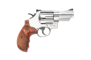 Image of Smith &amp; Wesson 629 Mag-na-port Revolver, .44 Remington Magnum, 3in barrel, stainless steel frame, Altamont wood combat grip, revolving chamber, red ramp front, adjustable rear, 6 round magazine, SW-629 Mag-na-port-1-FRRMPG