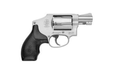 Image of Smith &amp; Wesson 642 Revolver, .38 Special +P, 1.87in Barrel, J Frame, Fixed, Silver Frame, Polymer Grip, 5 Round Cylinder, 103810
