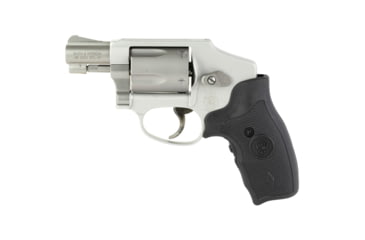 Image of Smith &amp; Wesson 642 Revolver, .38 Special +P, 1.87in Barrel, J Frame, Fixed, Stainless Frame, Rubber Grip, 5 Round Cylinder, 150972