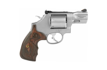 Image of Smith &amp; Wesson 686 Performance Center Revolver, .357 Magnum/.38 Special, 2.5in Barrel, K Frame, Adjustable, Stainless Frame, Wood Grip, 7 Round Cylinder, 170346