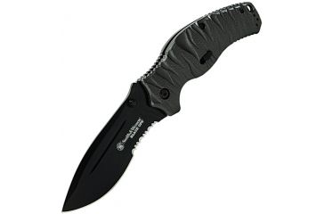Image of Smith &amp; Wesson Black Ops 4, MAGIC Assist, Gray Aluminum, Black Blade, Serr. SWBLOP4BS