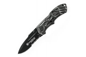 Image of Smith &amp; Wesson Black Ops MAGIC Gen 3, 2.5 in., Black Aluminum, ComboEdge SWBLOP3SMS
