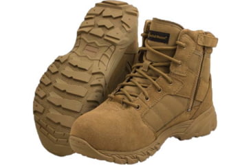 Image of Smith &amp; Wesson Breach 2.0 6in Side Zip Tactical Boot - Mens, Coyote, Wide, 8.5 US, 810303-8.5-W