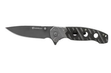 Image of Smith &amp; Wesson Clip Fold Liner Lock Knife, 3.35in, 8Cr13MoV Steel Blade, 4.6in, G-10 Handle, 1100062
