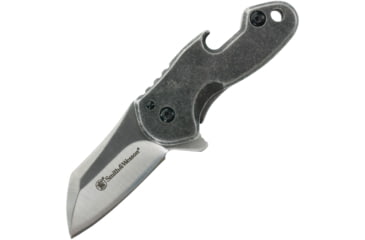 Image of Smith &amp; Wesson Drive Framelock Folding Knife, 1.25 satin finish stainless blade, Black stonewash finish stainless handle, 1117229