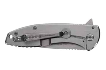 Image of Smith &amp; Wesson Executive Platinum Folding Knife, 3in, Stainless Steel, Drop Point, Stainless Steel Handle, 1205009
