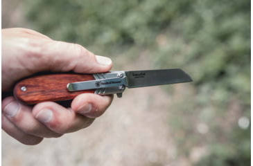 Image of Smith &amp; Wesson Executive Spring Assist Barlow, Wood Handle, Blister, 1160818