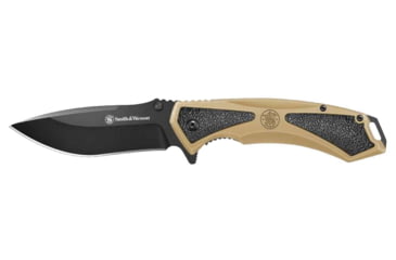 Image of Smith &amp; Wesson Extreme OPS Spring Assisted Opening Folding Knives, 3.25in, Steel, Polymer, 1205911