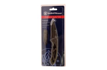 Image of Smith &amp; Wesson Frame Lock Drop Point Folding Knife,Clam CK400LCP
