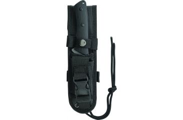 Image of Smith &amp; Wesson Full Tang Drop Point Fixed Blade Knife, Black / Silver, Medium SWF1LCP