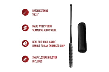 Image of Smith & Wesson Heat Treated Collapsible Baton, SWBAT21H