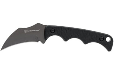 Image of Smith &amp; Wesson HRT Fixed Blade, Karambit Neck Knife, Molded Nylon Sheath, Clam, 1193154