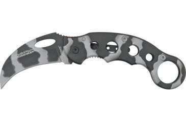 Image of Smith &amp; Wesson Karambit Urban Titanium Folder Knife, 440C stainless blade, SS SW32C