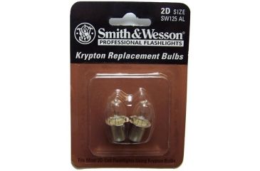 Image of Smith &amp; Wesson Powertech Krypton Flashlight Replacement Bulbs, Replacement Bulbs S&amp;W Powertech Krypton 2.4v Replacement Bulb 2 Pack - 2D Flashlight