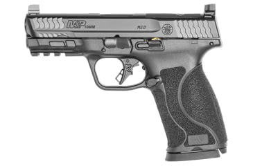 Image of Smith &amp; Wesson M&amp;P M2.0 Pistol, 10mm Auto, 4in barrel, black polymer frame, integrated polymer grip, recoil operated semi-automatic, tall white 3-dot, 15 round magazine, SW-M&amp;P M2.0-7-FRRMPG