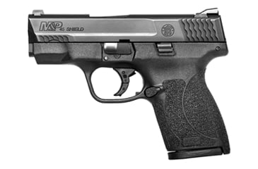Image of Smith &amp; Wesson M&amp;P45 Shield Pistol, .45 ACP, 3.3in barrel, Zytel polymer frame, integrated polymer grip, recoil operated semi-automatic, white 3-dot, fixed low-mount rear, 6 round magazine, SW-M&amp;P45 Shield-1-FRRMPG
