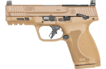 Image of Smith &amp; Wesson M&amp;P9 M2.0 Compact Semi Auto Pistol with Thumb Safety, 9mm Luger, 4 in Barrel