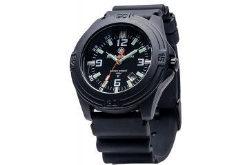 Image of Smith &amp; Wesson Men's Soldier Tritium H3 Basic Round Black Face Watch - Rubber Strap SWW-12T-R SWW-12T-R