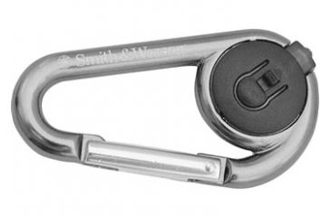 Image of Smith &amp; Wesson Powertech CaraBeamer Aluminum Clip Light, Titanium, White LED