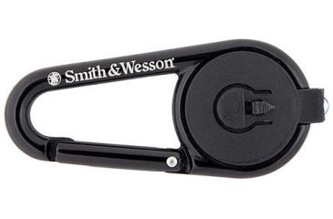 Image of Smith-Wesson Power tech CaraBeamer Aluminum LED Clip Lights, Colors Smith &amp; Wesson Powertech CaraBeamer Aluminum Clip Light - Black Finish, Blue LED