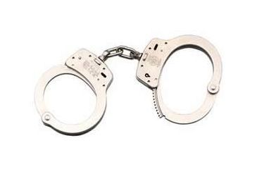 Image of Smith &amp; Wesson S&amp;W 100 STD Nickel Handcuff 350103
