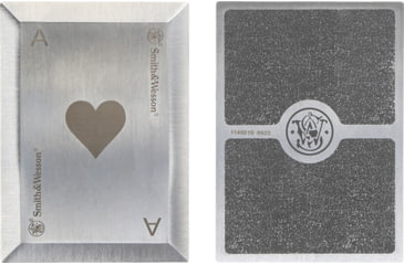 Image of Smith &amp; Wesson S&amp;w Bullseye Throwing Cards 4-pack Ss Laser Etched W/shth