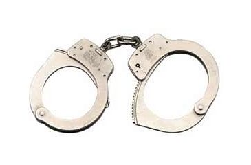 Image of Smith &amp; Wesson S&amp;W Model 1 Chain Nickel Handcuff 350132