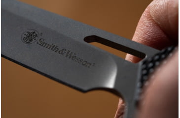 Image of Smith &amp; Wesson Sideburn Folding Knife, 3in, 8Cr13MoV Stainless Steel Blade, 4in, G10 Handle, 1122568