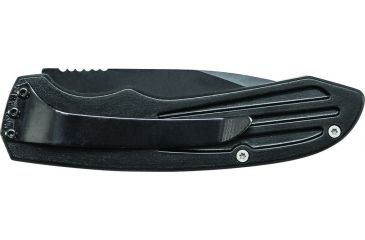 Image of Smith and Wesson Extreme Ops Push Button Lock Folding Knife, Black / Silver, Medium