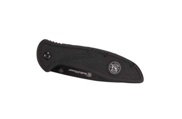 Image of Smith &amp; Wesson Tanto Rubberized Aluminum 3.5in, Folding Knife, 1084310