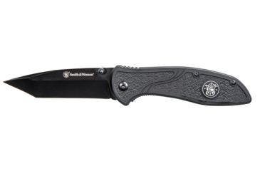 Image of Smith &amp; Wesson Tanto Rubberized Aluminum 3.5in, Folding Knife 1084310