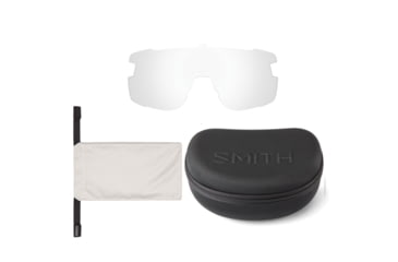 Image of Smith Wildcat Sunglasses, Matte Black Frame, ChromaPop Black to Clear Lenses, 201516003991C