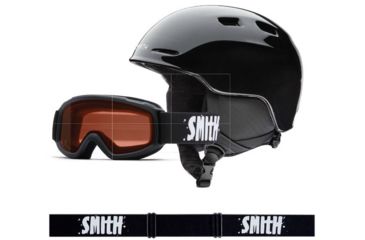 Image of Smith Zoom/Sidekick Youth Combo-Black-Youth Small