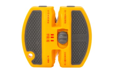 Image of Smiths 2-Step Diamond Adjustable Knife Sharpener, Orange/Gray, SP-50917