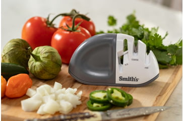 Image of Smiths Diamond Edge Grip MAX Sharpener, Gray/White, SP-51003