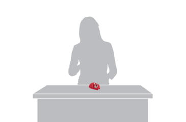 Image of Smiths Edge Grip 2-Stage Knife Sharpener, Red, SP-50883