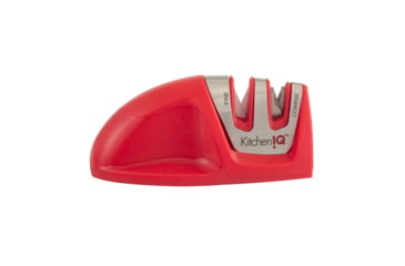 Image of Smiths Edge Grip 2-Stage Knife Sharpener, Red, SP-50883