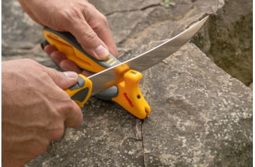 Image of Smiths EdgeSport Field Dressing Kit, 6in Skinning Knife, 6in Boning/Fillet Knife, 8in Boning/Fillet Knife, Jiffy-Pro Sharpener, Orange/Gray, 51063