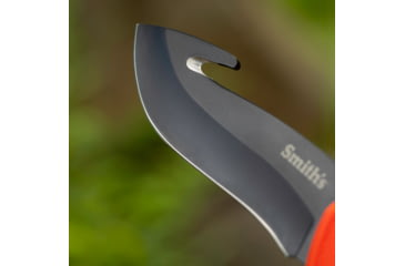 Image of Smiths Edgesport Fixed Blade Gut Hook Combo Knife, 4 in, Blaze Orange, SP-51235