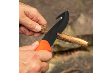 Image of Smiths Edgesport Fixed Blade Gut Hook Combo Knife, 4 in, Blaze Orange, SP-51235