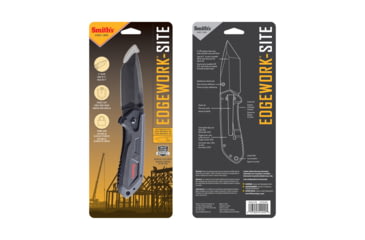 Image of Smiths Edgework-Site American Tanto Folding Knife, 3 in, Frame Lock, Black, SP-51242