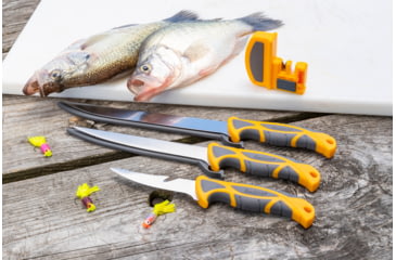 Image of Smiths Fillet Knife &amp; Hook Sharpener, Orange, SP-50729