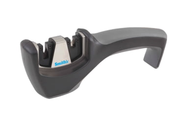 Image of Smiths Gourmet Pull-Thru Sharpener, Carbide &amp; Ceramic Black, Black/Gray, SP-50032