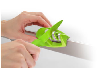 Image of Smiths Green Edge Grip Display 2-stage Knife Sharpener - 16 Pcs, Green, SP-50390