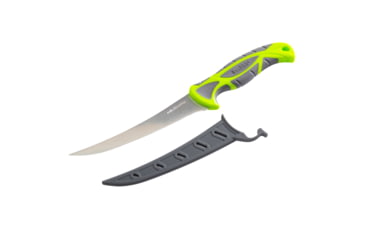 Image of Smiths Mr. Crappie 6 in Curved Slab-Sticker Fillet Knife w/Breathable Sleeve, Green, SP-51208