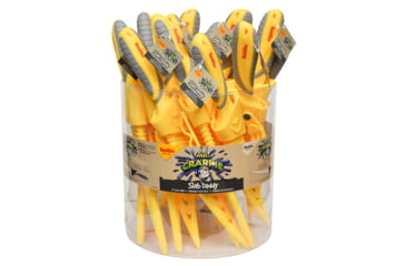 Image of Smiths Mr. Crappie Stainless Fillet Knife, 6in, 400 Stainless Steel, Fillet Blade, Yellow/Gray, SP-51165