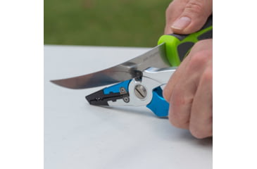 Image of Smiths Regalriver Fishing Pliers w/Sharpener, Blue, SP-50966