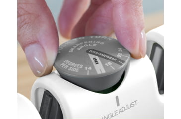 Image of Smiths Select Angle Adjust Manual Sharpener, Gray/White, SP-51109